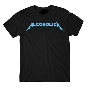 Metallica Fans Tshirt Alcoholica Unisex Tshirt